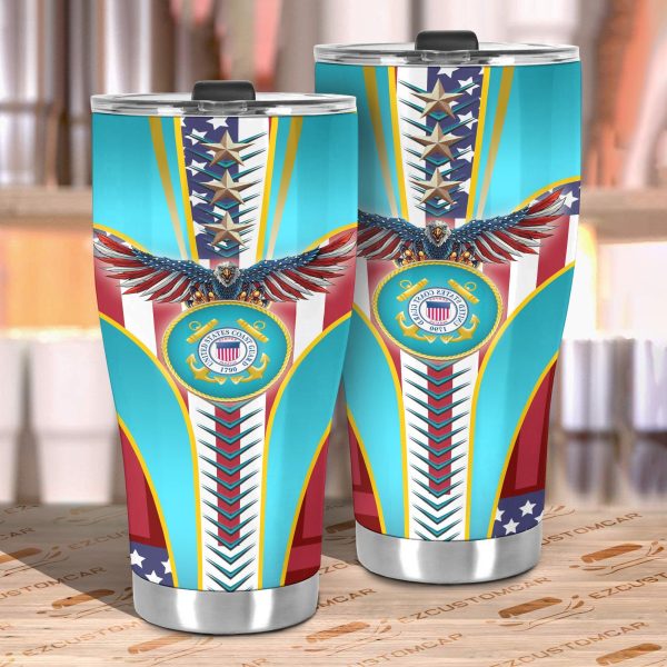 military car accessories custom car tumblers cup coast guard y9qey
