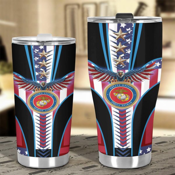 military car accessories custom car tumblers cup marine corps j6hib