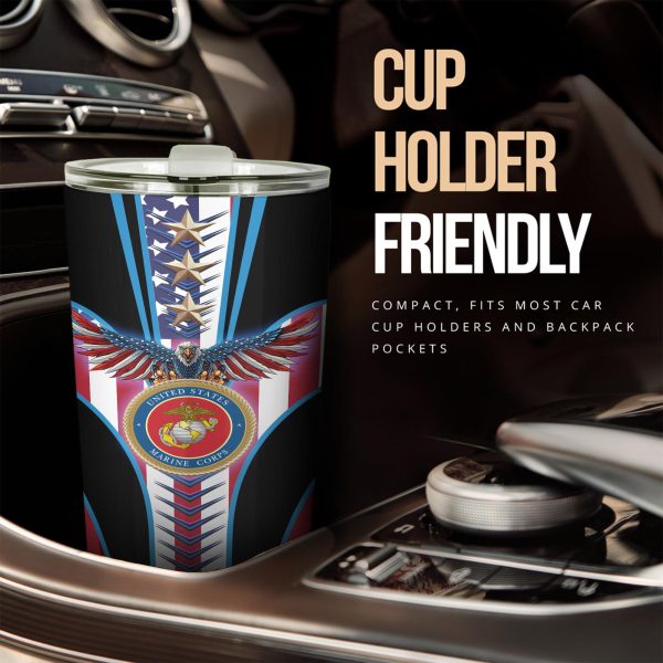 military car accessories custom car tumblers cup marine corps zzowp