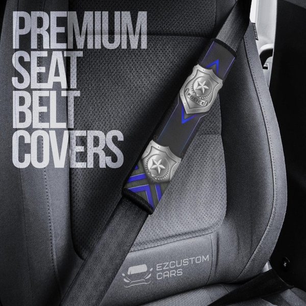 military car accessories custom seat belt coversus police 3yo3j