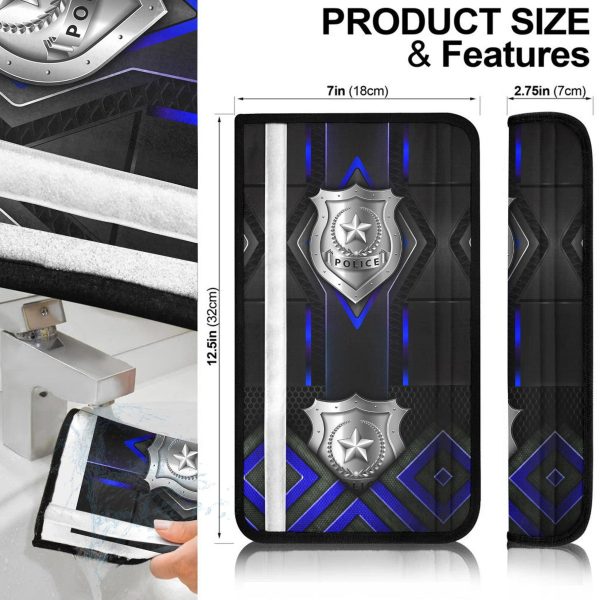 military car accessories custom seat belt coversus police 5iyma
