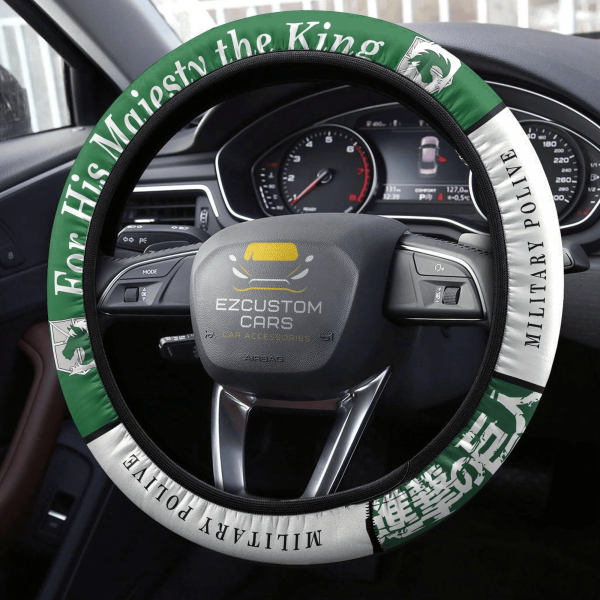 military police brigade symbols anime steering wheel cover custom anime attack on titan car accessories 0wylc