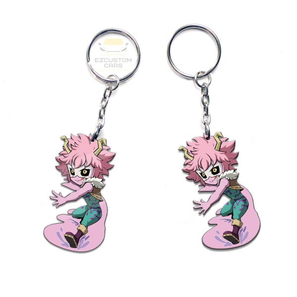 mina ashido keychains custom my hero academia anime car accessories 3ju1n