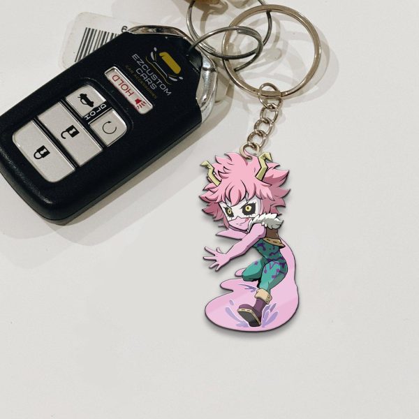 mina ashido keychains custom my hero academia anime car accessories dvmvn