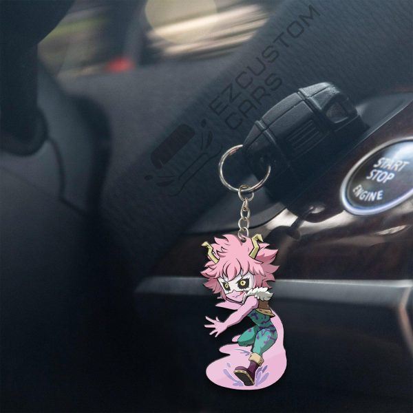 mina ashido keychains custom my hero academia anime car accessories pnzct