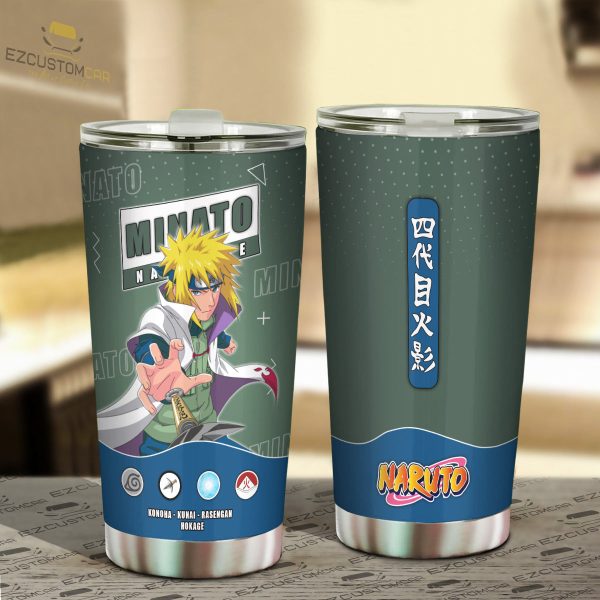 Minato Namikaze Tumbler – Personalized Naruto custom Travel Tumblers