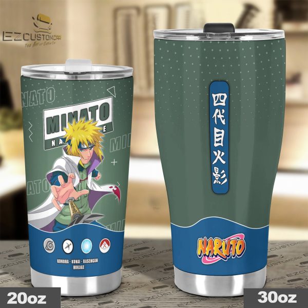 minato namikaze tumbler personalized naruto custom travel tumblers yazea