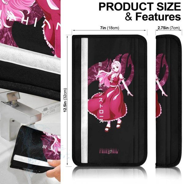 mirajane strauss seat belt covers custom fairy tail car accessories christmas gifts aenvq