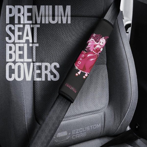 Mirajane Strauss Seat Belt Covers Custom Fairy Tail Car Accessories Christmas Gifts