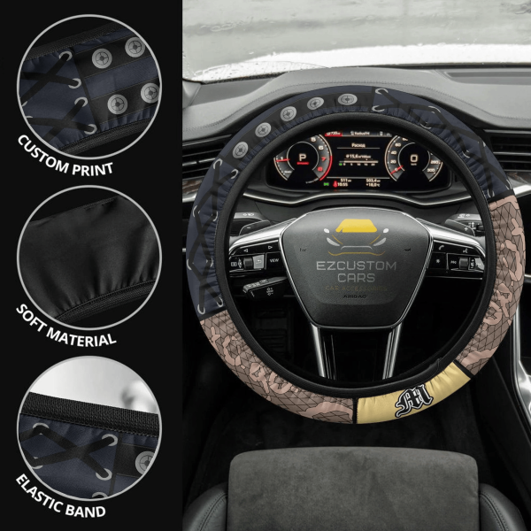misa amane anime steering wheel cover death note car accessories 7cgfy