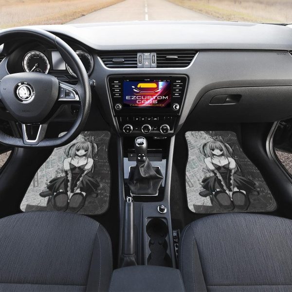 misa amane car floor mats cutsom death note black white anime car accessories a2ulk