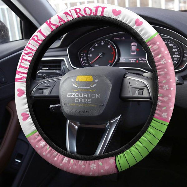 mitsuri kanroji anime steering wheel cover custom anime demon slayer car accessories 3v9jz