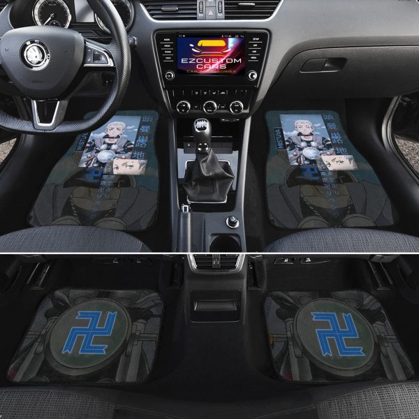 mitsuya car floor mats custom tokyo revengers anime car accessories em3wh