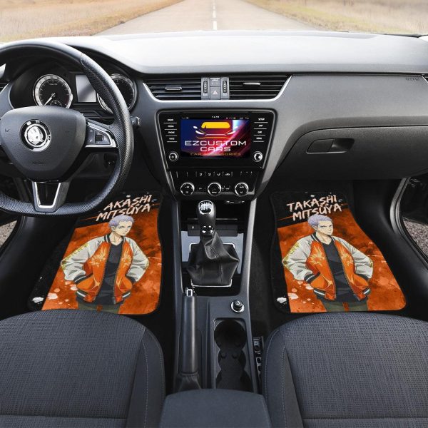 mitsuya car floor mats custom tokyo revengers anime car accessories naujw