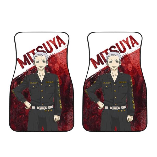 mitsuya car floor mats custom tokyo revengers anime car accessories yqzhz