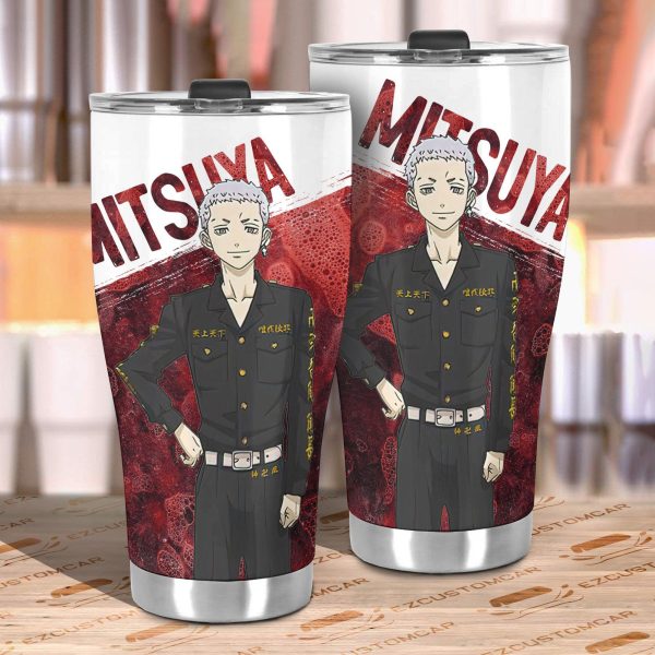 mitsuya car tumbler cup custom tokyo revenger anime car accessories 6aoeh