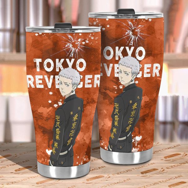mitsuya car tumbler cup custom tokyo revenger anime car accessories qmbfz
