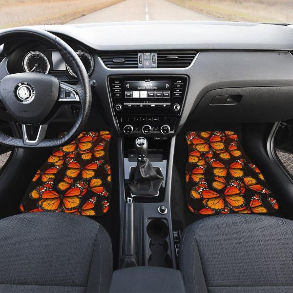 monarch butterfly car floor mats custom pattern mptpp