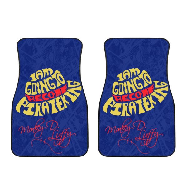 monkey d luffy car floor mats custom luffy quote car accessories lattb