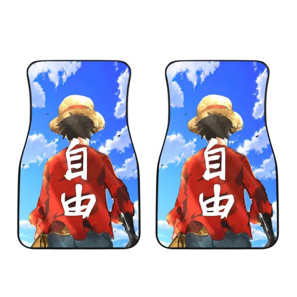 Monkey D. Luffy Car Floor Mats One Piece Anime Decor For Cars Car Accessories