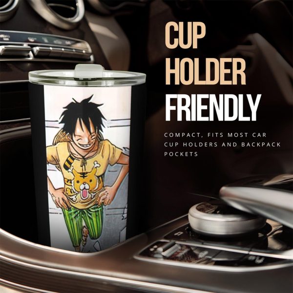 monkey d luffy car tumbler cup one piece anime car accessories 2lmze