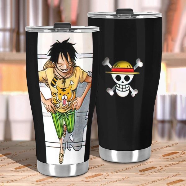 monkey d luffy car tumbler cup one piece anime car accessories g7bub