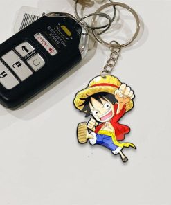 monkey d luffy keychains custom one piece anime car accessories 0aiwe