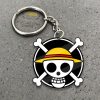 Monkey D. Luffy Keychains Custom Symbols One Piece Anime Car Accessories