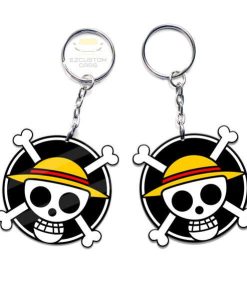 monkey d luffy keychains custom symbols one piece anime car accessories kdfwz