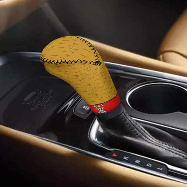 monkey d luffy mugiwara one piece shift knobs car covers set custom anime car accessories y5wsz