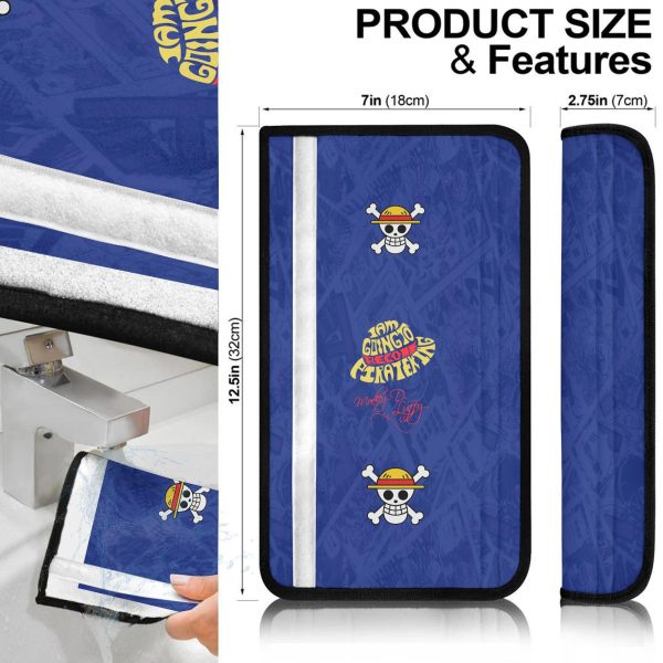monkey d luffy seat belt covers custom luffy quote car accessories yupbw