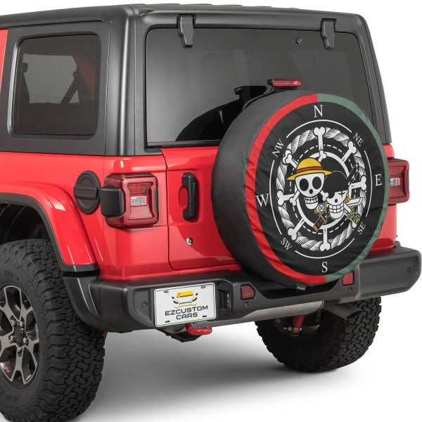 monkey d luffy x roronoa zoro spare tire cover custom one piece anime car accessories gbryo