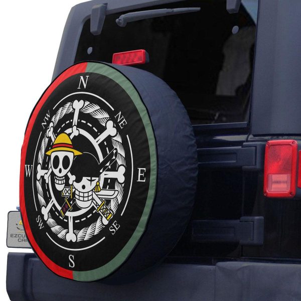 monkey d luffy x roronoa zoro spare tire cover custom one piece anime car accessories tfbkg