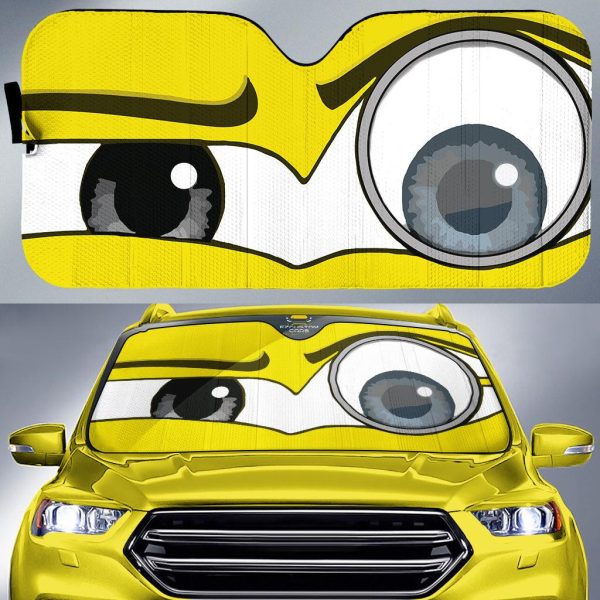 monocle eyes cartoon custom car windshield sunshades 2ykcm
