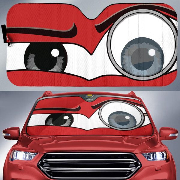 monocle eyes cartoon custom car windshield sunshades nkeww