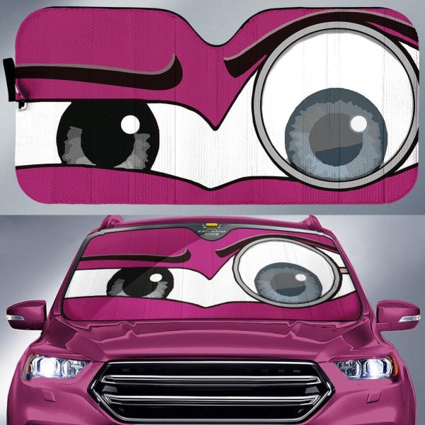 monocle eyes cartoon custom car windshield sunshades sruqf