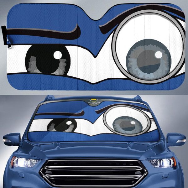 Snooty monocle Eyes Cartoon Custom Car Windshield Sunshades