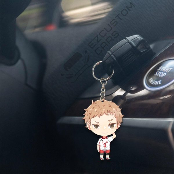 morisuke yaku nekoma high keychains custom haikyuu car accessories 0zxbd