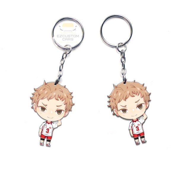 morisuke yaku nekoma high keychains custom haikyuu car accessories edlp8