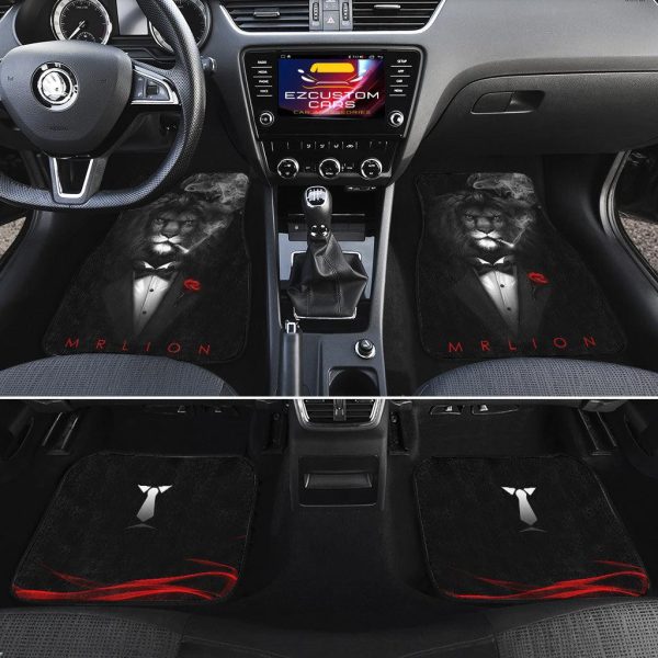 mr lion car floor mats custom lion car accessories gqejk