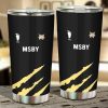 MSBY Black Jackal Stainless Steel Tumbler Custom Haikyuu Anime Car Accessories