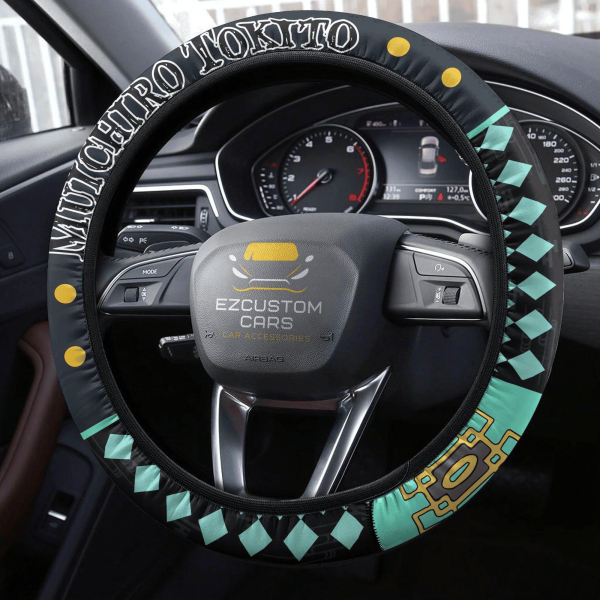 muichiro tokito anime steering wheel cover custom anime demon slayer car accessories p1sfo