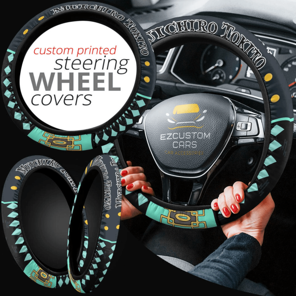 muichiro tokito anime steering wheel cover custom anime demon slayer car accessories xi9wf
