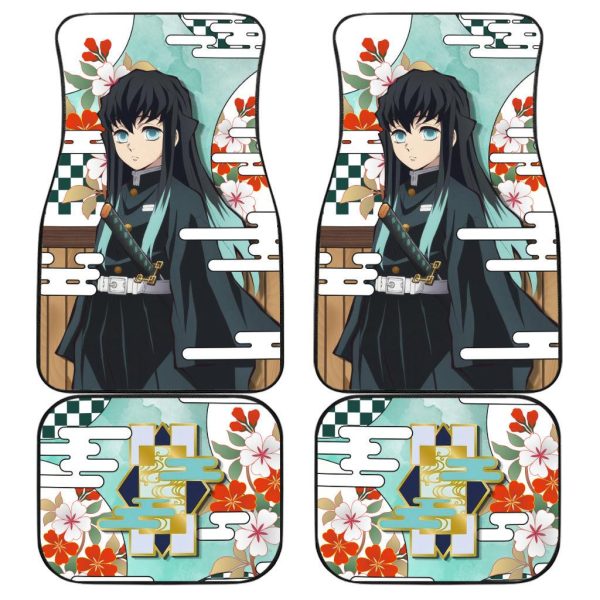 Tokito Kimetsu Car Floor Mats Demon Slayer Car Floor Mats
