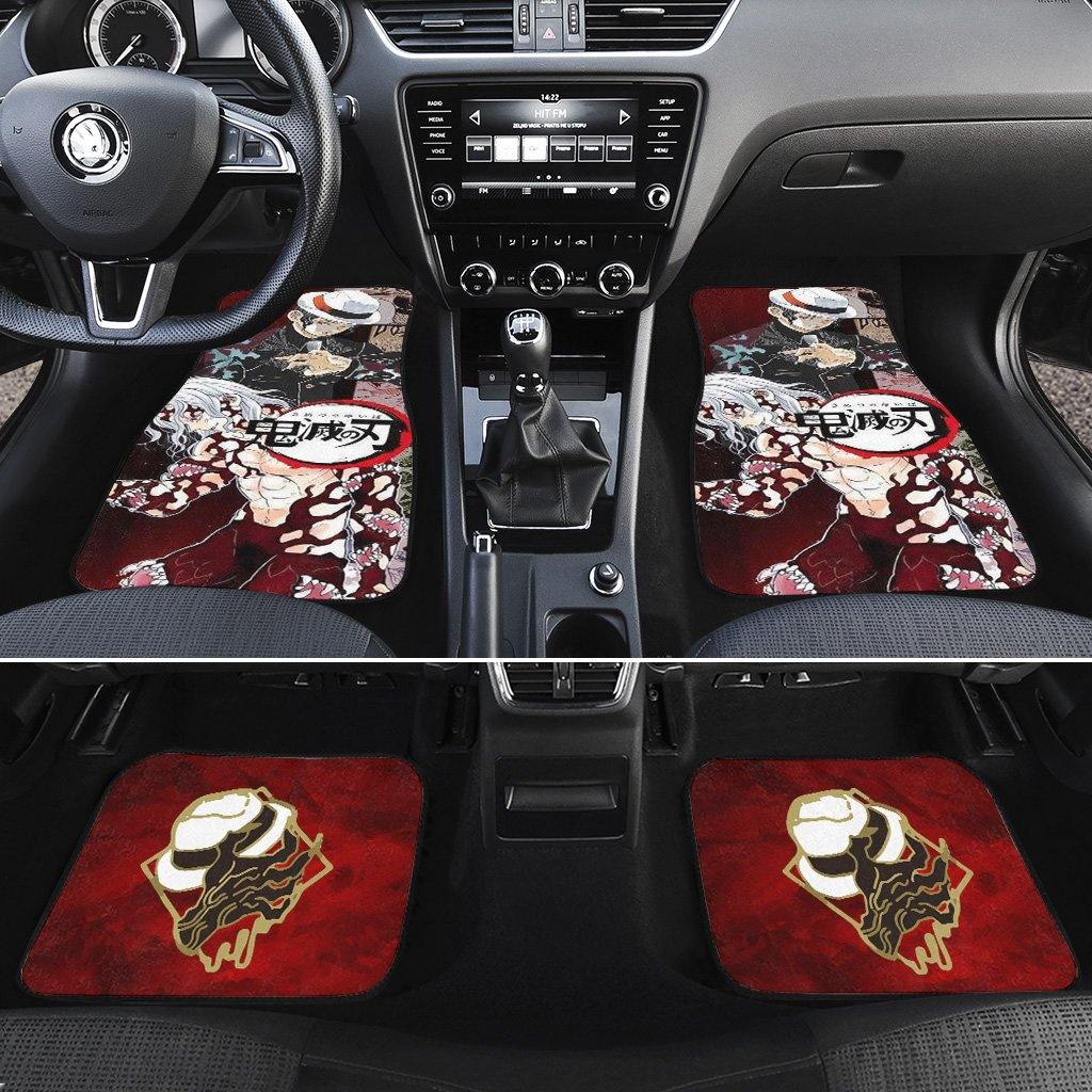 Muzan Car Floor Mats Demon Slayer Car Floor Mats Muzan Car Floor Mats Demon Slayer Car Floor Mats