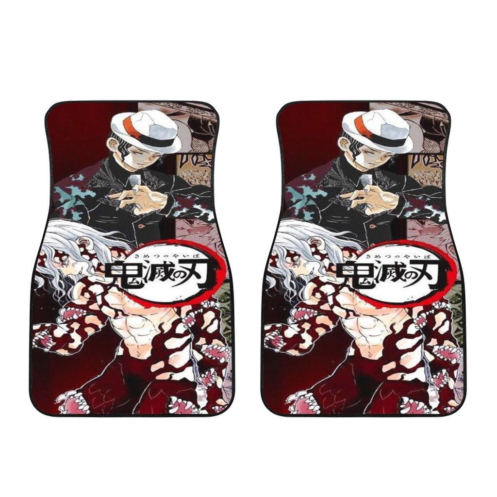 Muzan Car Floor Mats Demon Slayer Car Floor Mats Muzan Car Floor Mats Demon Slayer Car Floor Mats