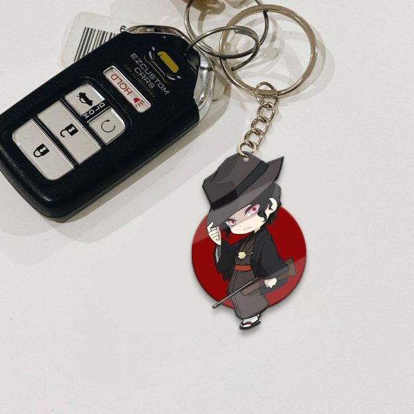 Muzan Kibutsuji Custom Car Accessories Demon Slayer Anime Keychains