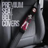 Muzan Kibutsuji Demon Slayer Seat Belt Covers Custom Anime Car Accessories