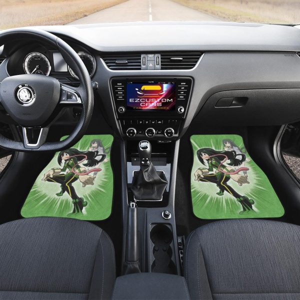 my hero academia anime car floor mats car accessories asui tsuyu mha c12gh