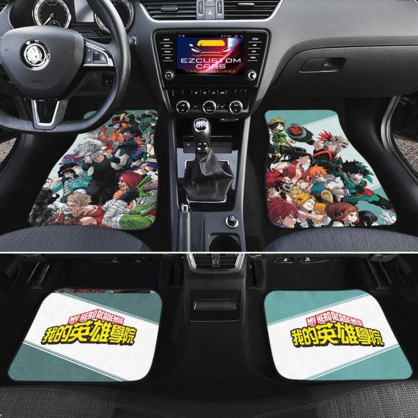 my hero academia anime car floor mats car accessories heroes x villains fba7u